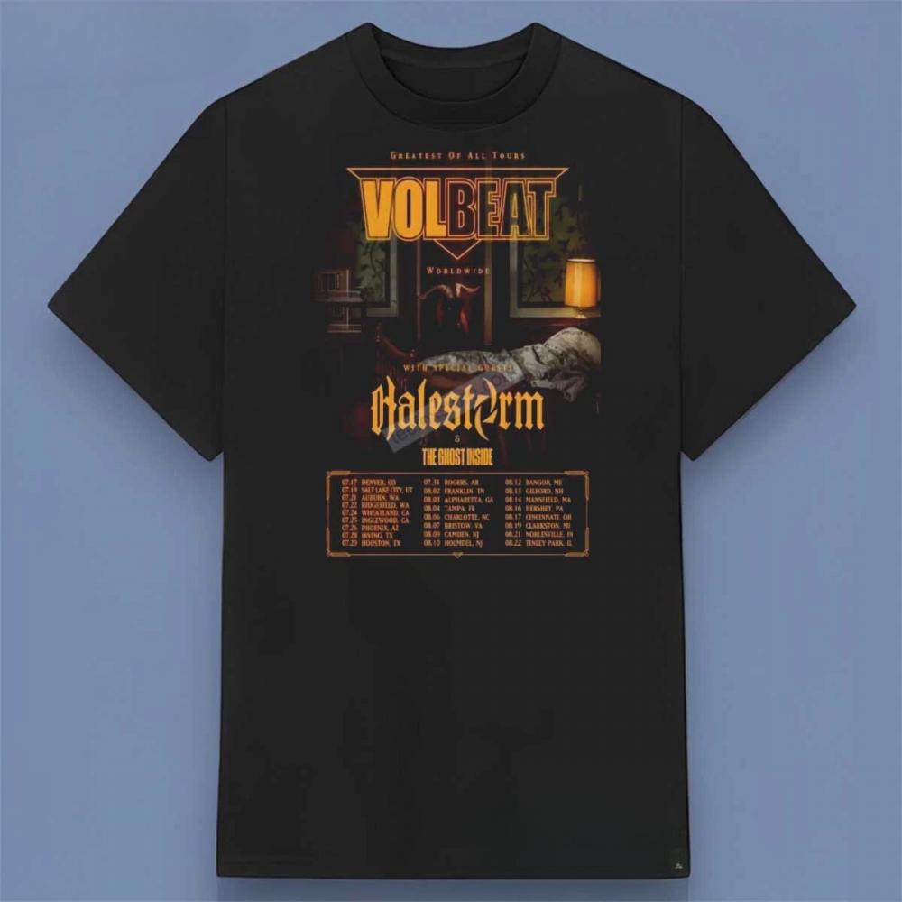 Volbeat Greatest Of All Tour 2025 Poster Shirt