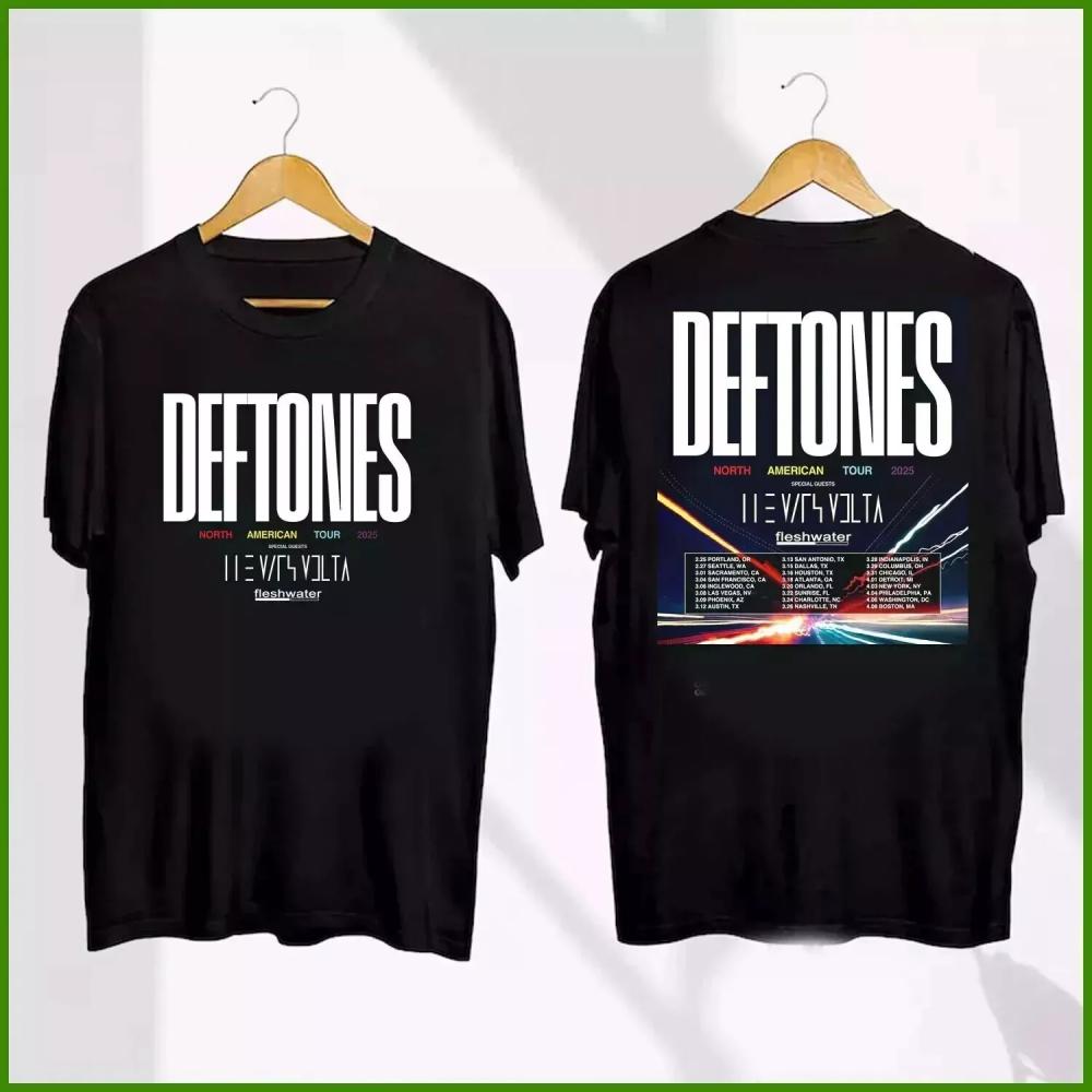 2025 Deftones North American Tour The Mars Volta And Fleshwater Shirt