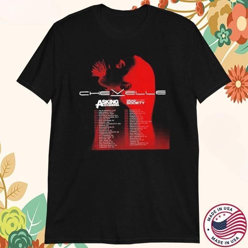 Chevelle 2025 Tour Shirt Special Guests Listed Official Dates Unisex Tee