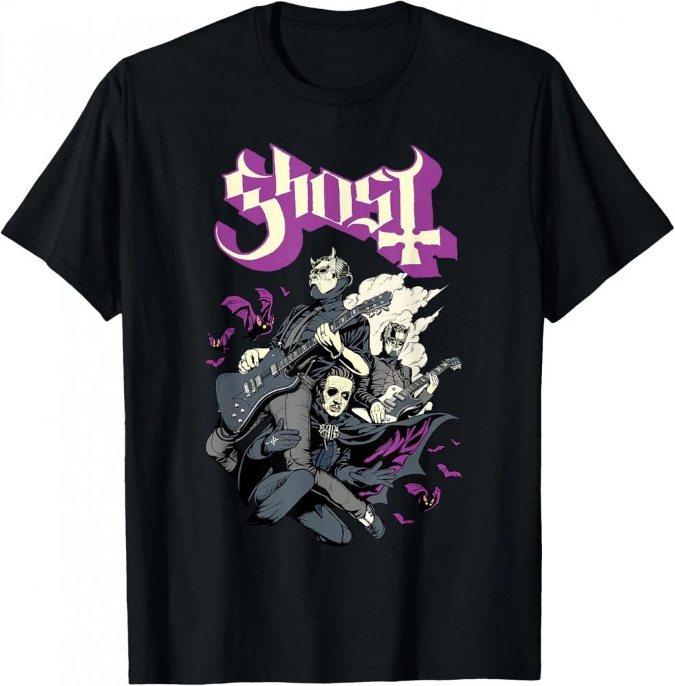 Ghost Band World Tour 2025 Bats And Band Shirt