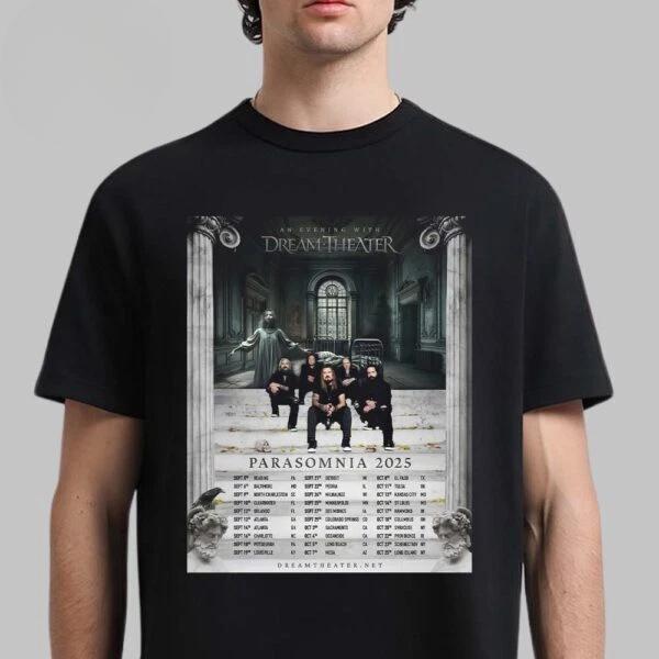 Dream Theater Parasomnia 2025 North America Tour Shirt