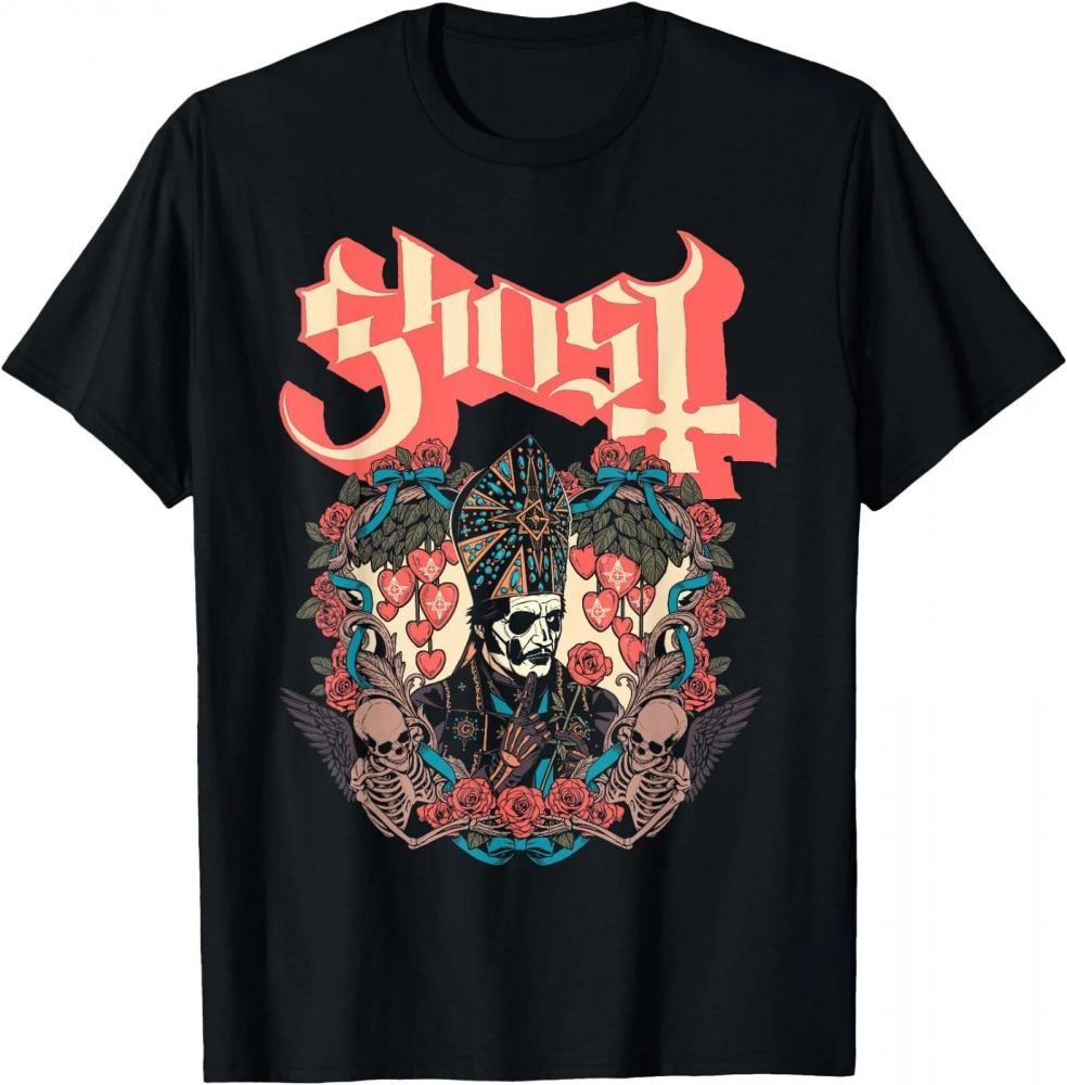 Ghost Band World Tour 2025 Tour Dates Papa Hearts Shirt