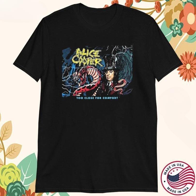 Alice Cooper Too Close For Comfort Tour 2025 Dates Shirt