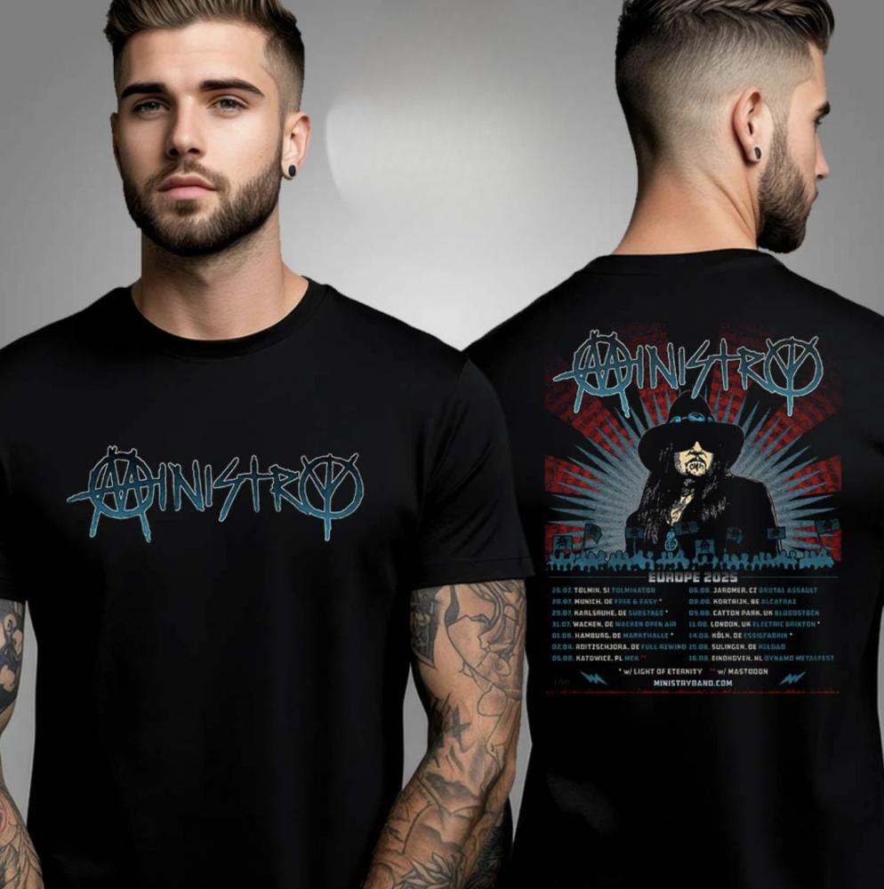 Ministry Summer Europe Tour 2025 Schedule Two Side Unisex Shirt