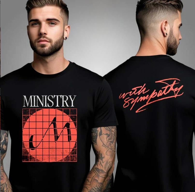 Ministry North America 2025 Tour With Sympathy Grid Logo Unisex Shirt