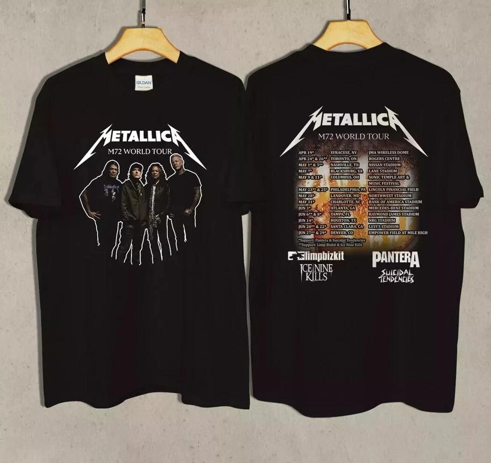 Metallica M72 World Tour 2025 2 Sided Shirt