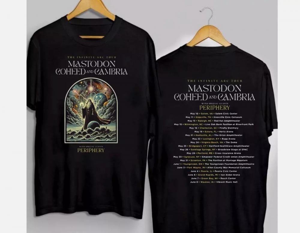 Coheed And Cambria & Mastodon Tour 2025 Shirt