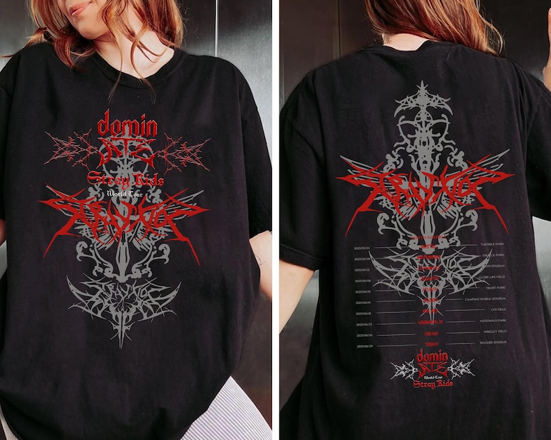 Stray Kids Dominate World Tour Us 2025 Shirt, Stray Kids Mixtape Dominate Shirt