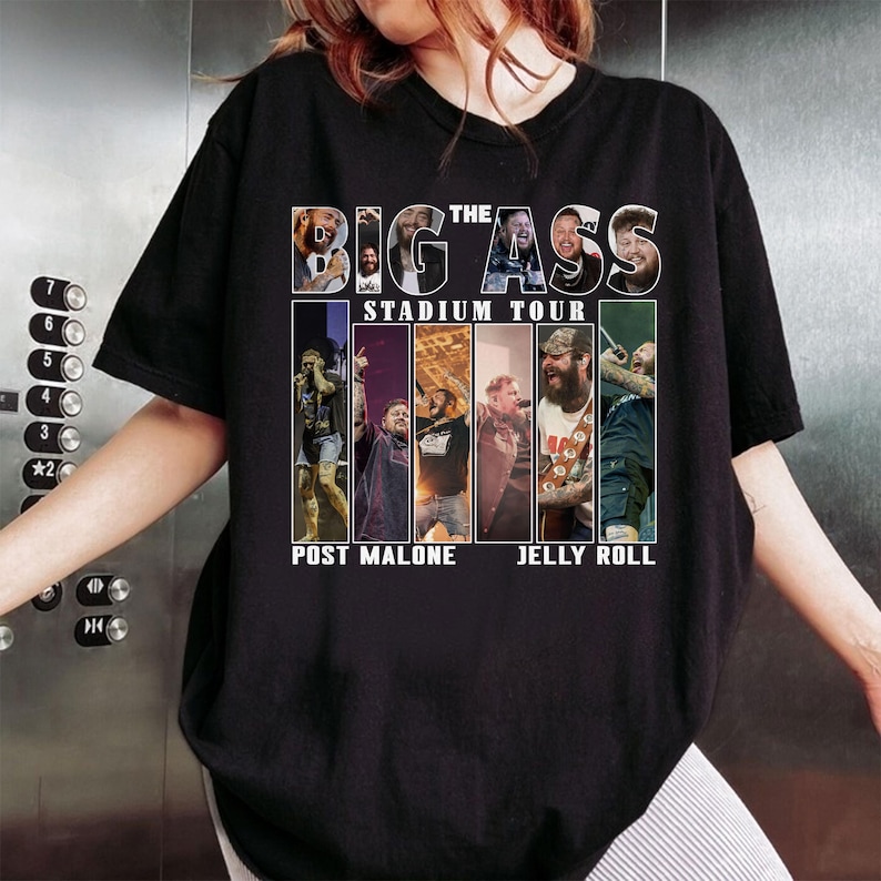 Post Malone Jelly Roll Shirt, Jelly Roll Concert Tshirt, Post Merch, Posty Shirt, Western Graphic Tee, Country Music Tour Outfit