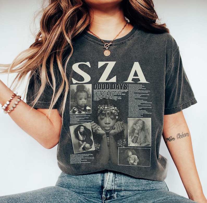 Sza Shirt, Retro Grand National Tour 2025 T-Shirt, ConcerShirt, Sza Ctrl Shirt, Good Day Music Graphic Tee Gift For R&B Fans