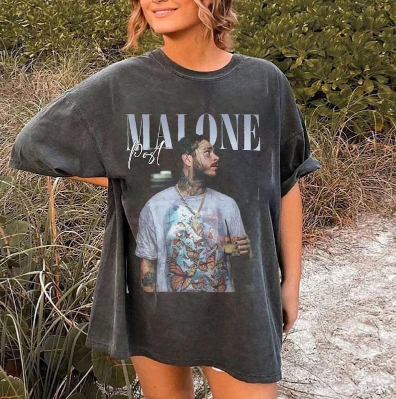 Post Malone Comfort Color T-Shirt, Cowboy PosShirt