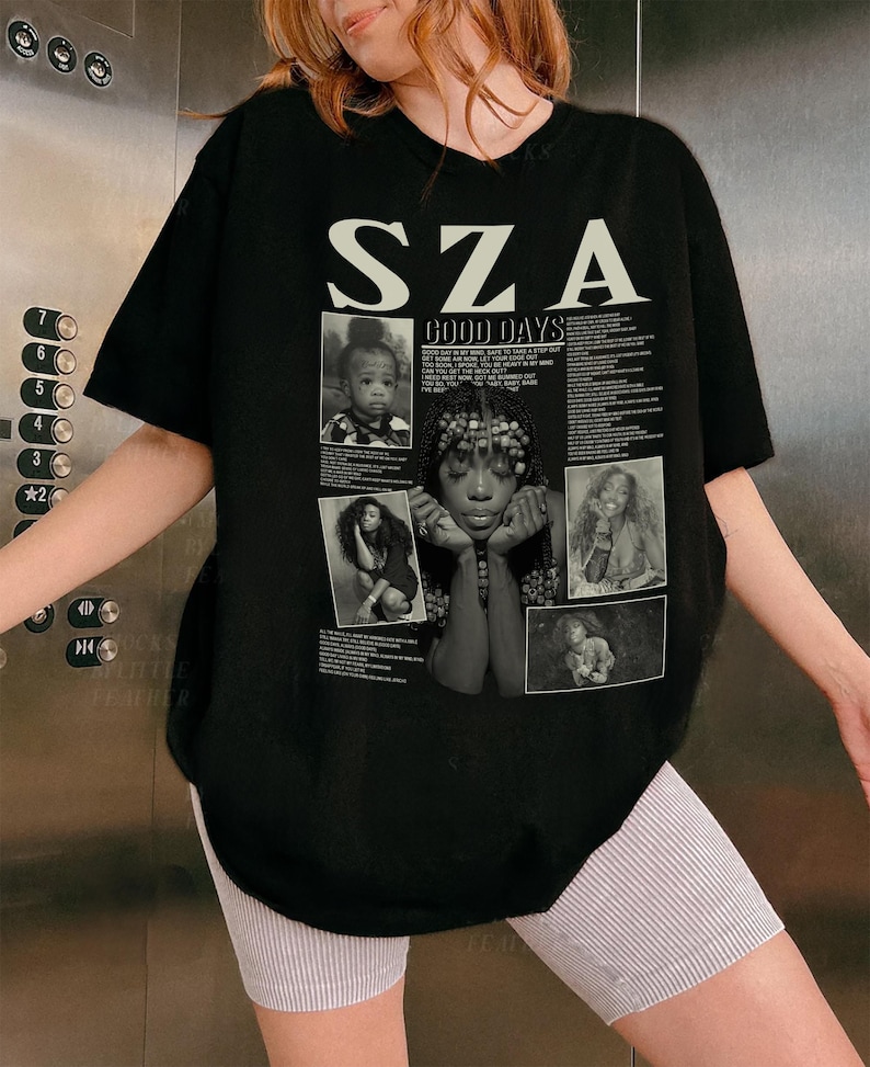 Sza Retro Grand National Tour 2025 T-Shirt, Good Day Music Graphic Tee Gift For R&B Shirt