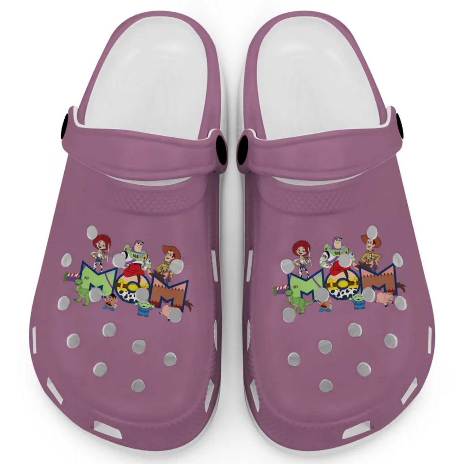 MOM Big Happy Family Toy Story Violet Crocs