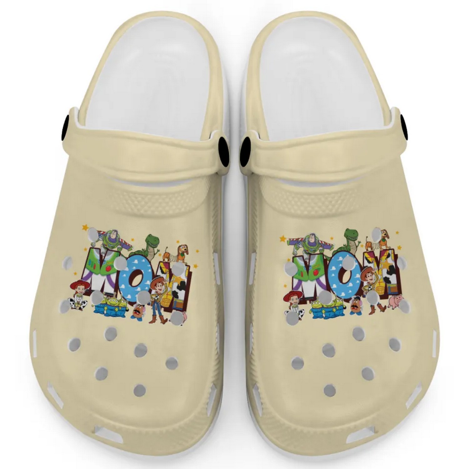 MOM Big Happy Family Toy Story Ivory Crocs