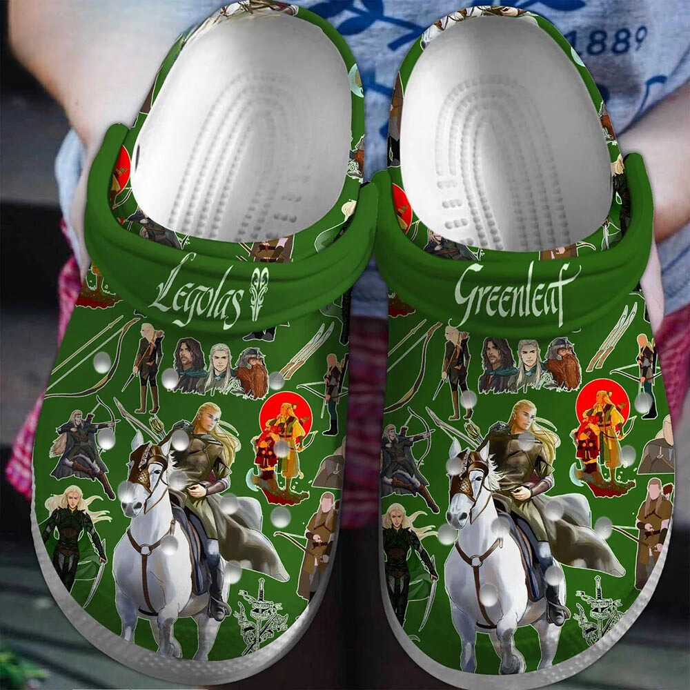 Breathable And Lightweight Legolas Green Clogs