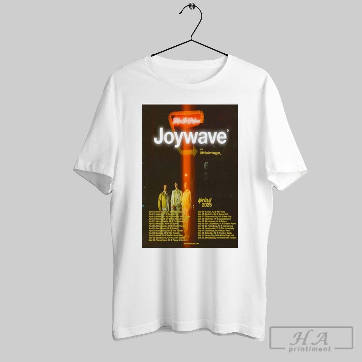 Joywave Announce Here To Perform Spring Tour April 2025 Shirt
