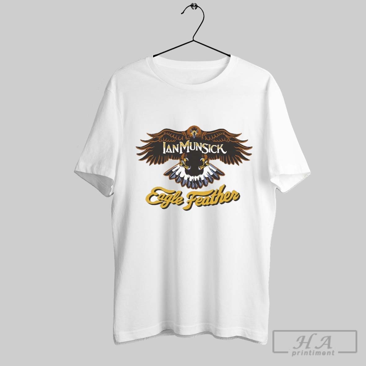 Ian Munsick On Tour 2025 Summer Eagle Feather Shirt