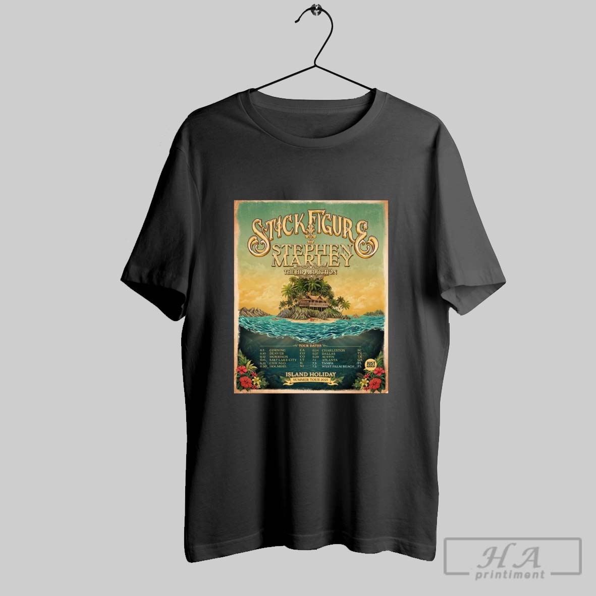 The Hip Abduction Stick Figure Stephen Marley Tour Summer 2025 Shirt