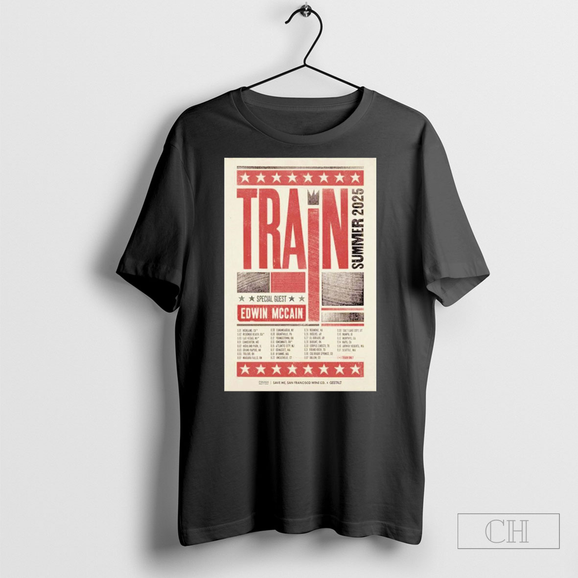 Train Band Summer 2025 Tour Shirt
