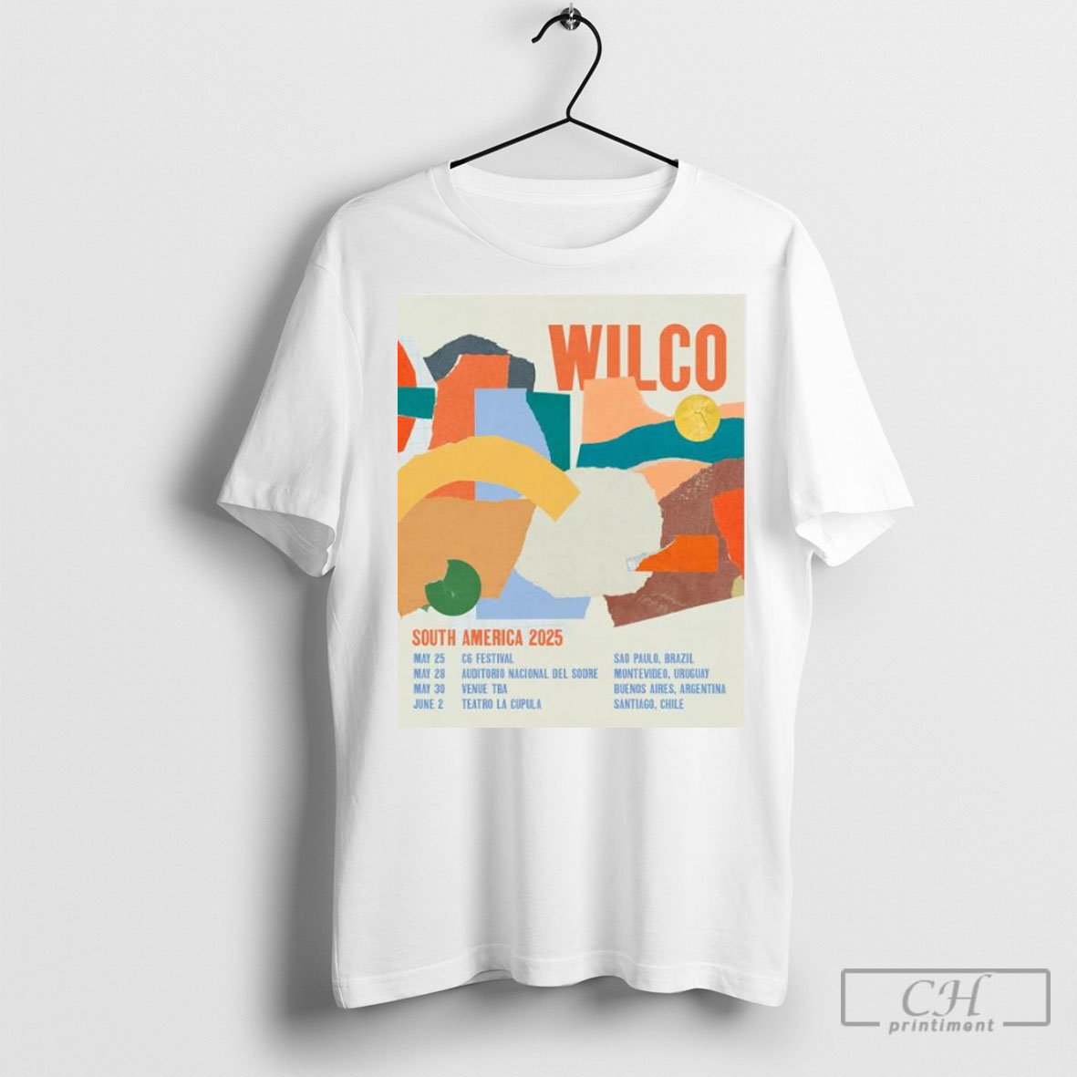 Wilco South America Tour 2025 Merch Shirt
