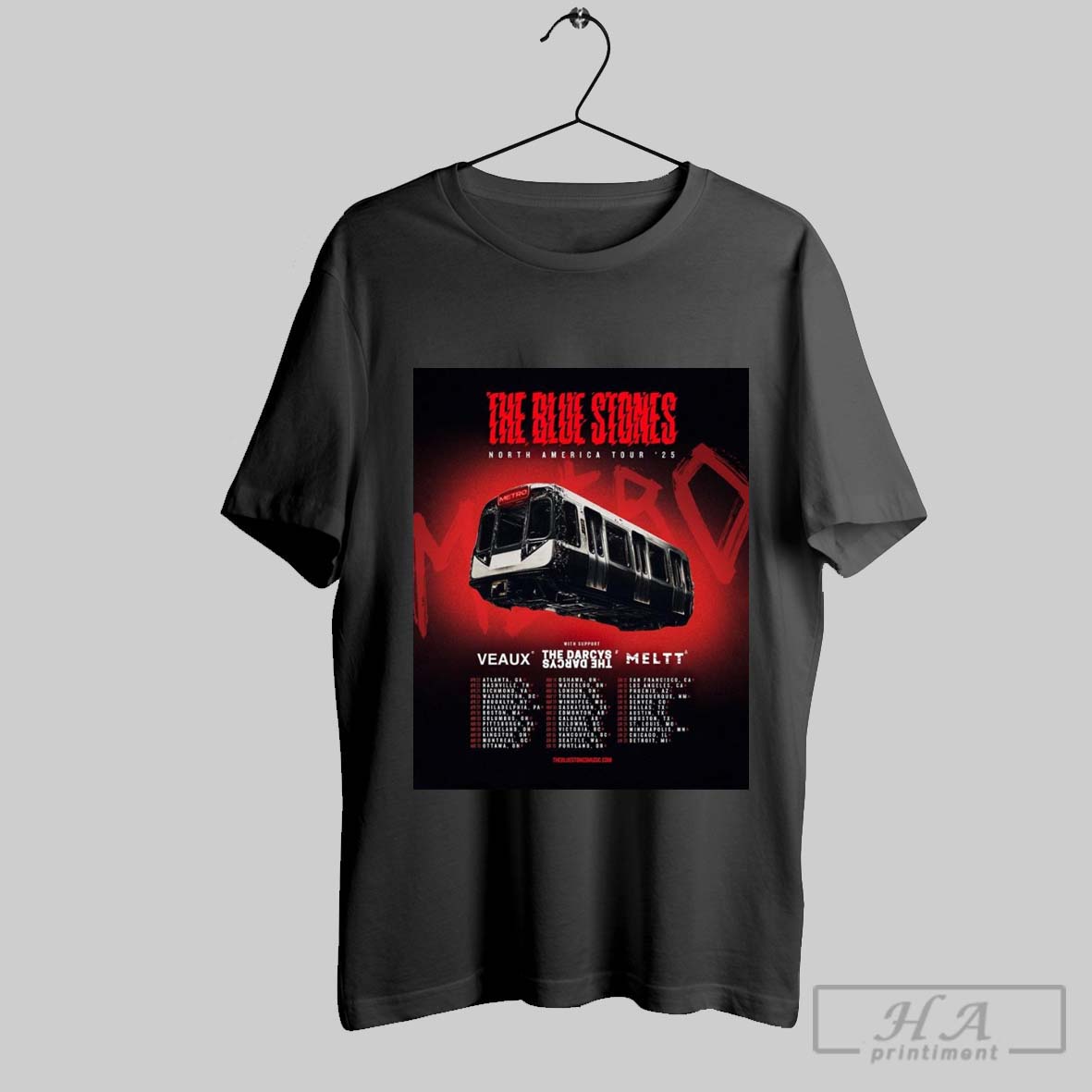 The Blue Stones North America Tour 2025 Schedule LisShirt