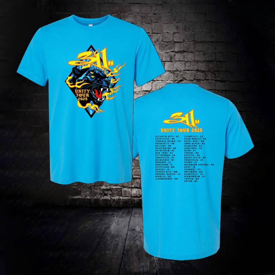 311 Unity Tour 2025 Panther Shirt