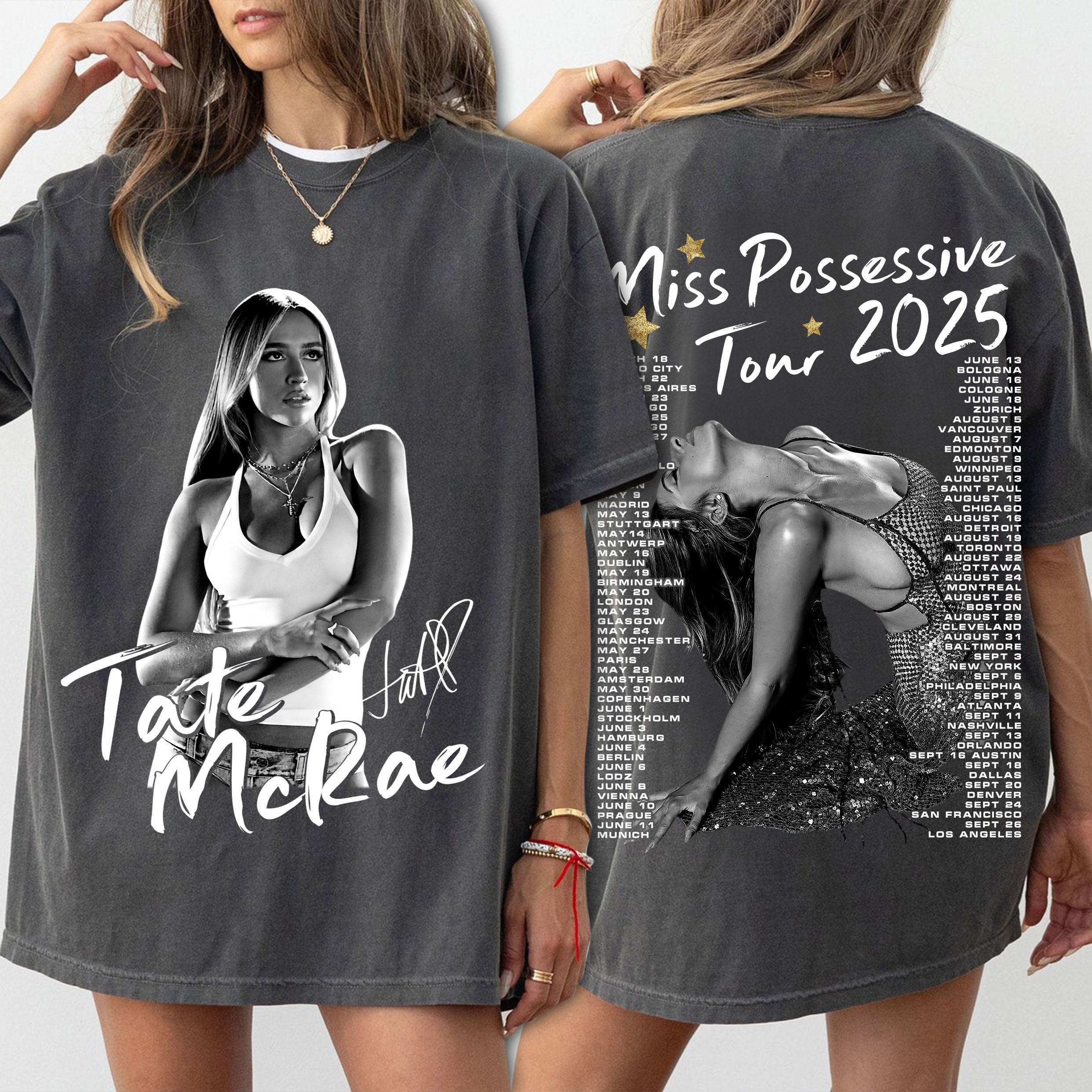 2025 Tate Mcrae Miss Possessive Graphic Shirt
