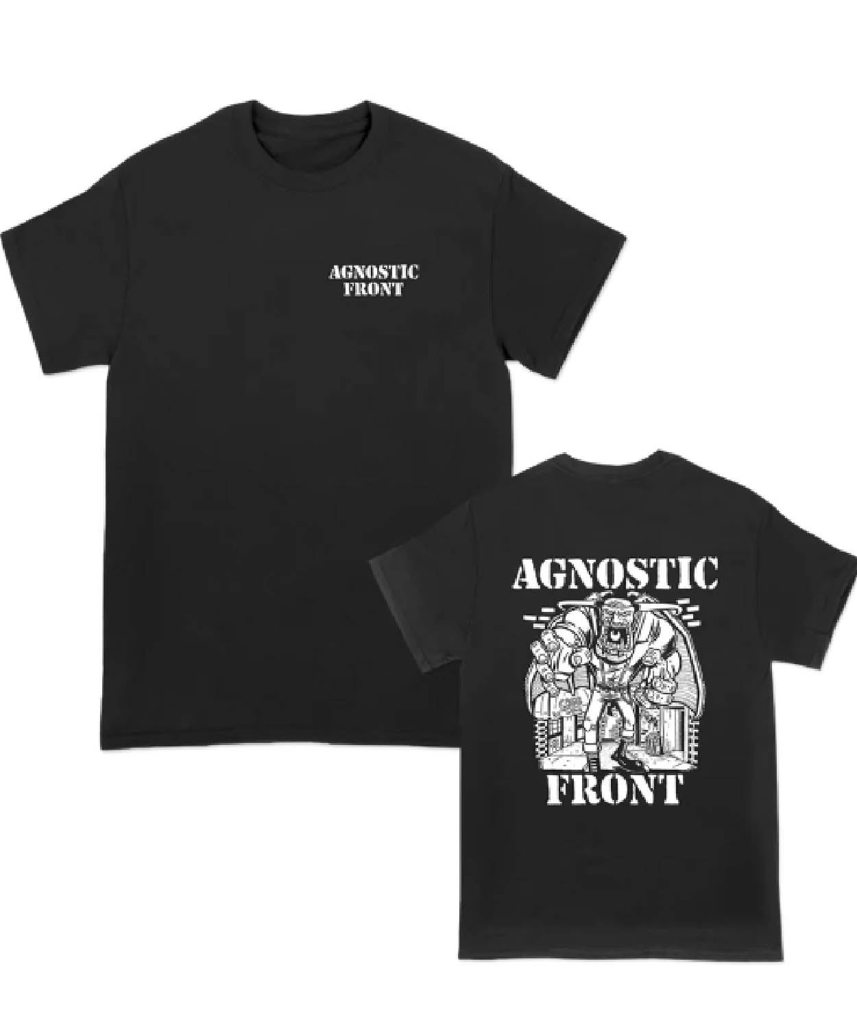 Agnostic Front Wing Horn Alley Shirt Allin