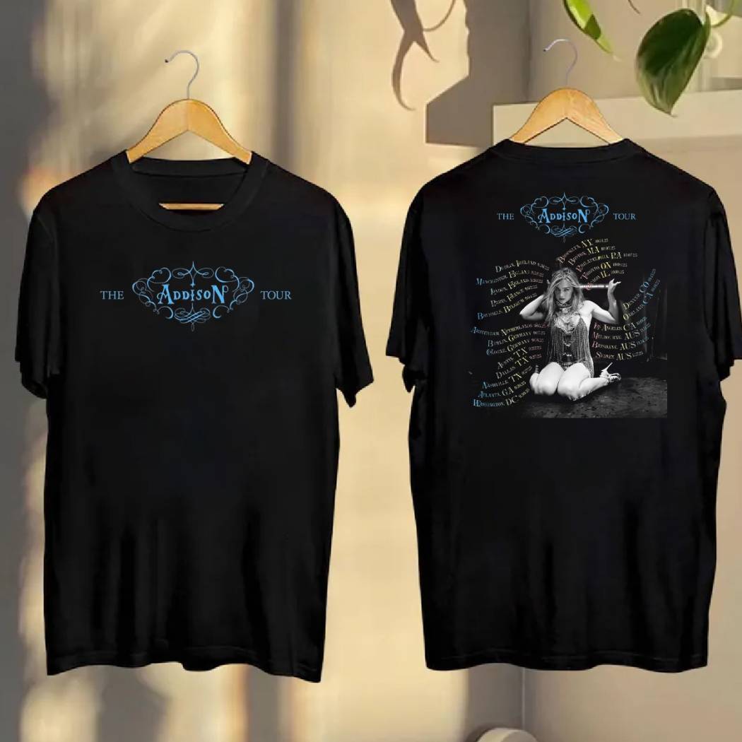 Addison Rae The Addison Tour 2025 Shirt