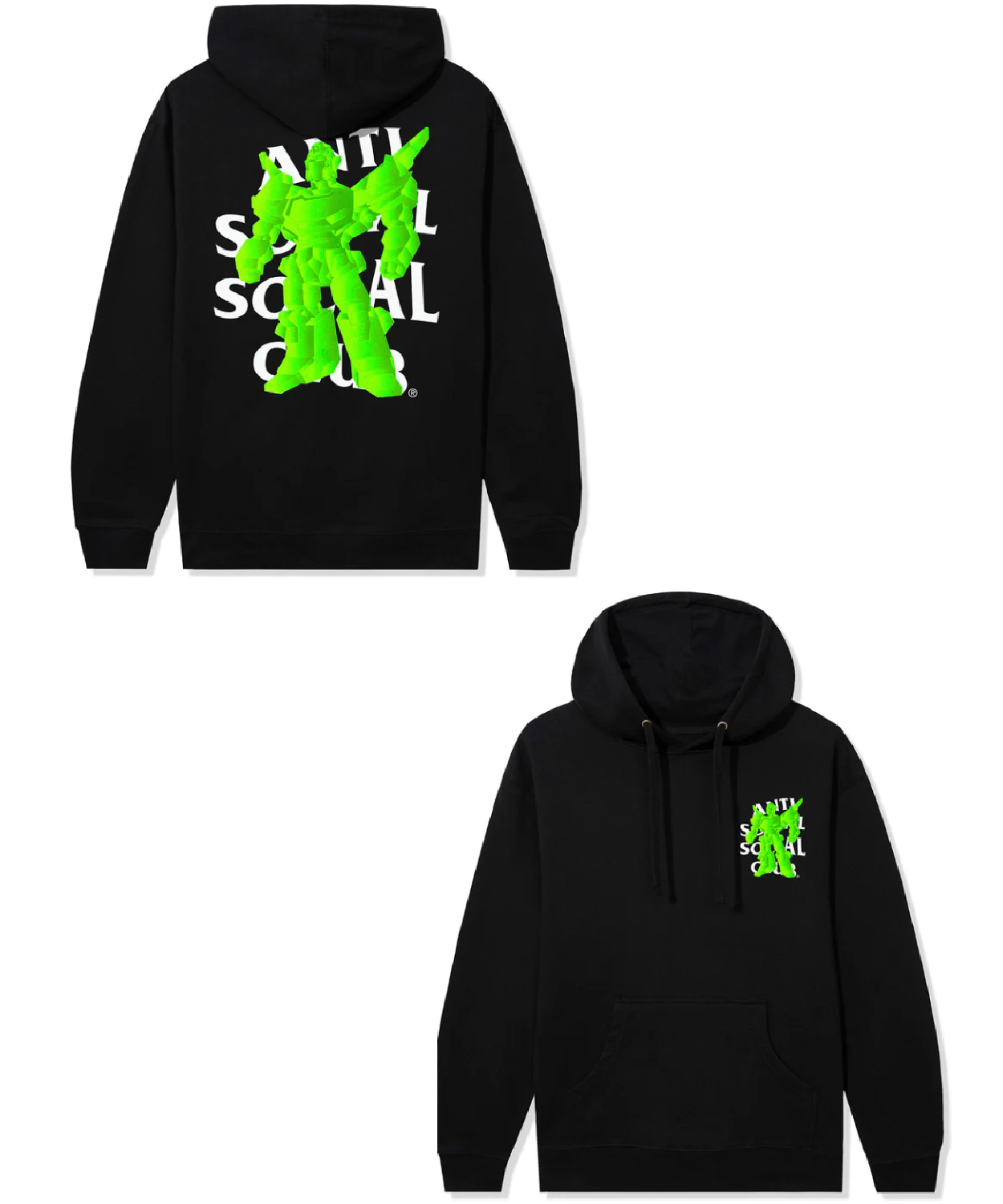 Anti Social Social Club Connect The Dots Black Hoodie