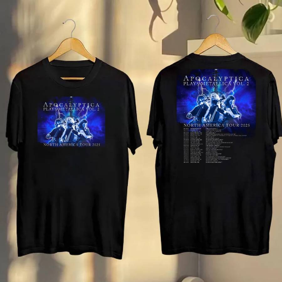 Apocalyptica Plays Metallica Vol 2 North America Tour 2025 Shirt