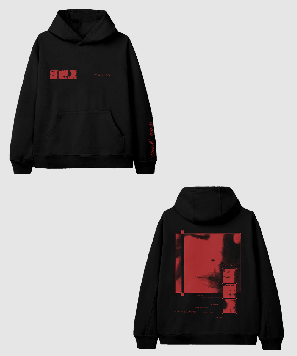 Ariana Grande Merch Eternal Sunshine Close Up Hoodie