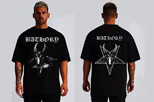Bathory Black Metal Short Sleeve Front And Back PrinShirt