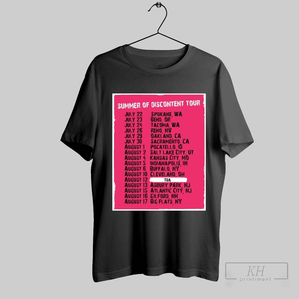 Bad Religion 2025 Summer Of Discontent Tour Shirt
