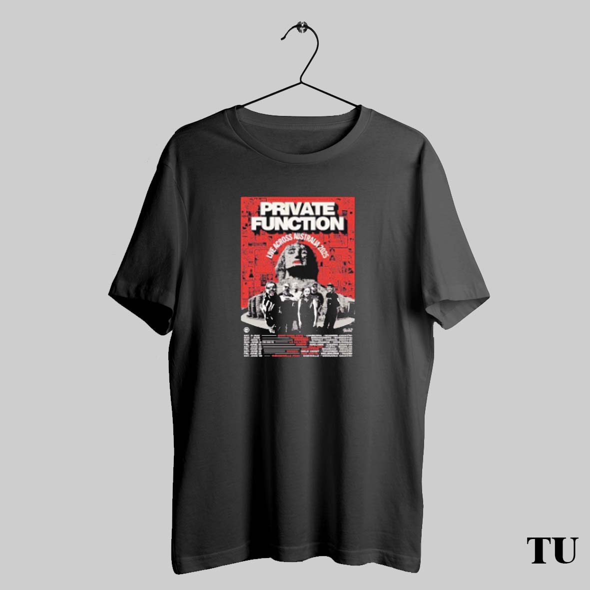 Best Private Function Live Across Australia 2025 Tour Shirt