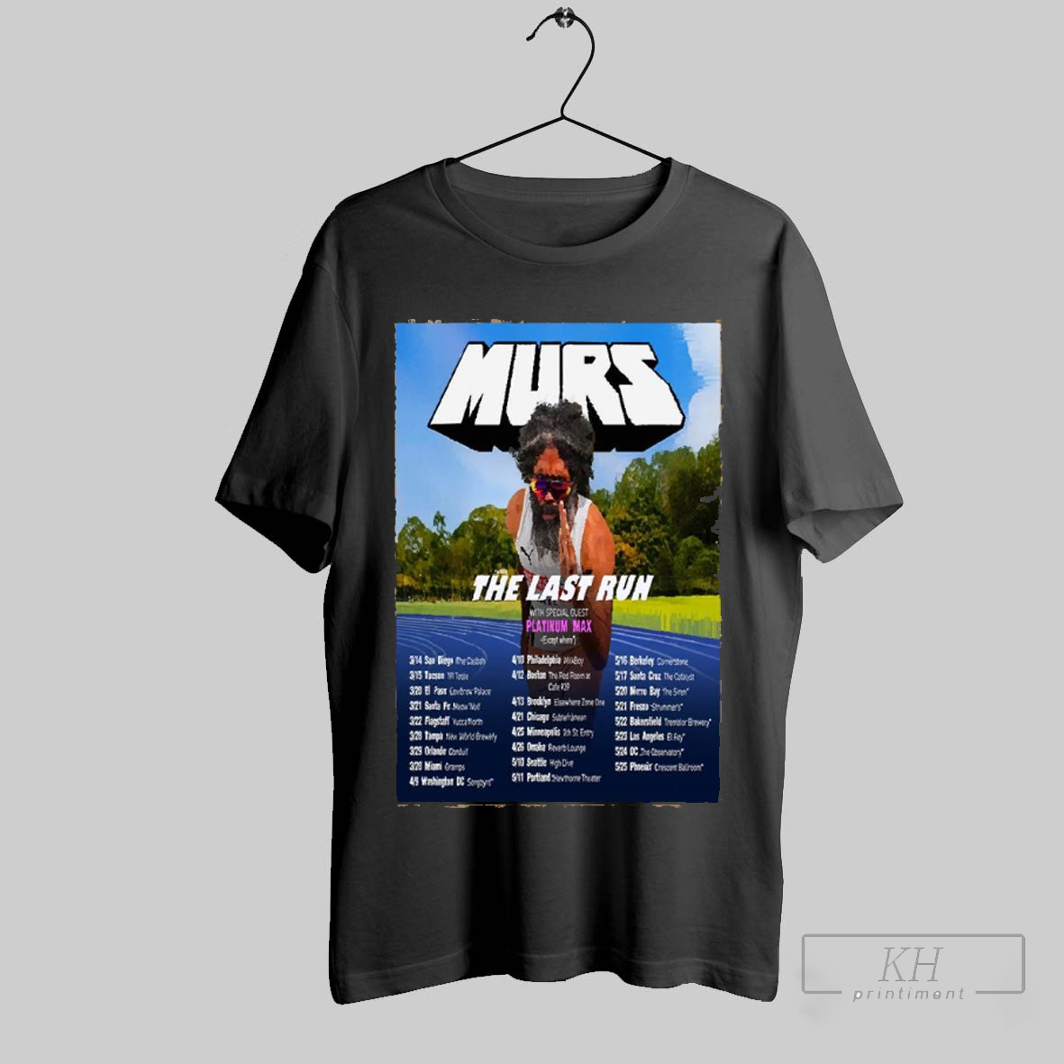 Best Murs The Last Run With Special Guest Platinum Max Tour 2025 Shirt