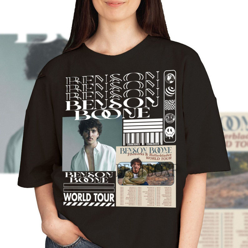 Benson Boone Shirt, Benson Boone Tshirt, Benson Boone Tees, Benson Boone Retro 90S Sweater