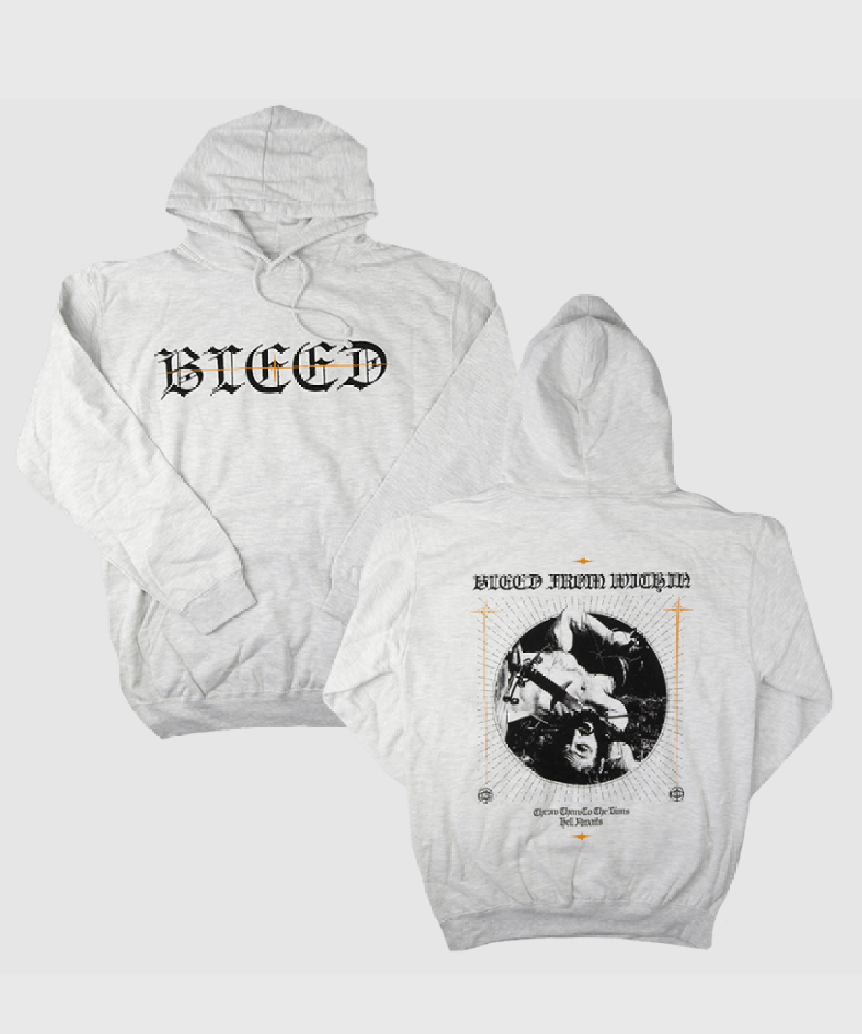 Bleed From Within Decapitated White Ash Hoodie