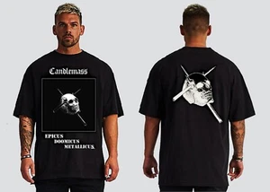 Candlemass Black Metal Short Sleeve Front And Back PrinShirt