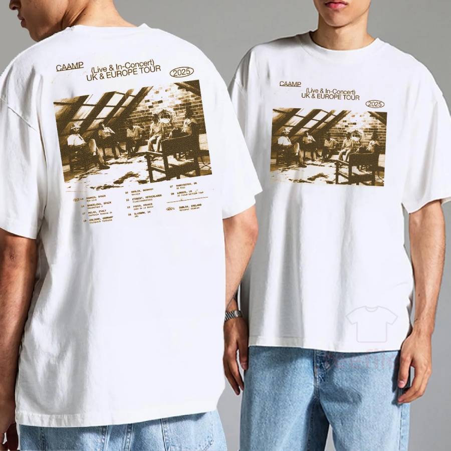 Caamp Band Live & In -Concert Tour 2025 Shirt