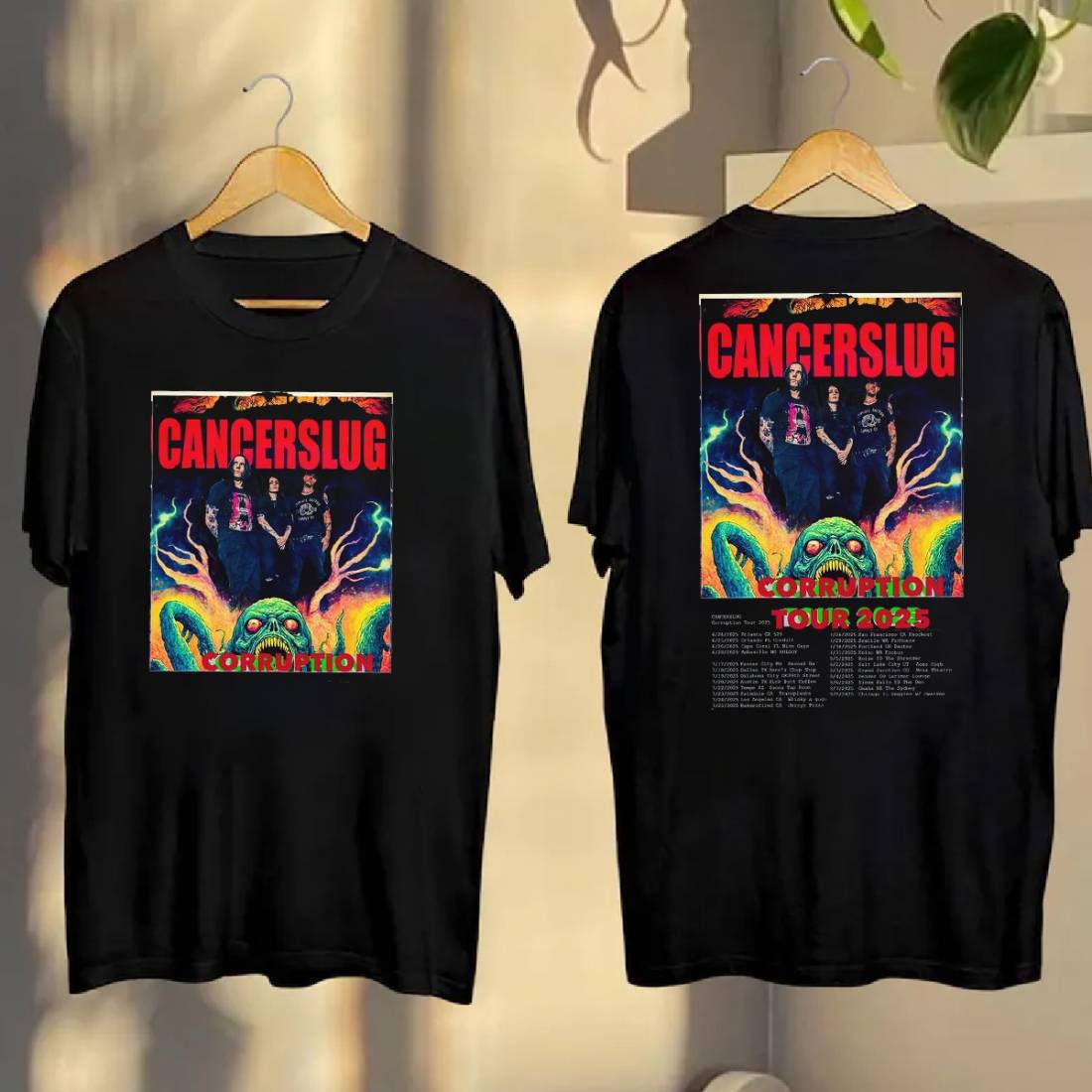 Cancerslug Corruption Tour 2025 Shirt
