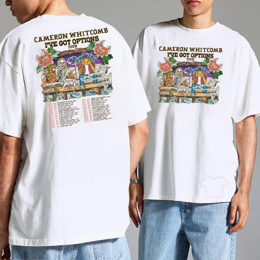 Cameron Whitcomb I??e Got Options Tour 2025 Shirt