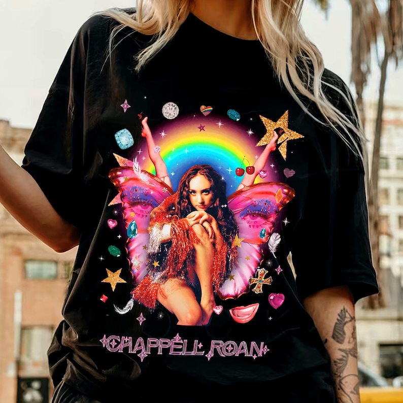 Chappell Roan Mermaid Fairycore Retro 90S Cotton Shirt