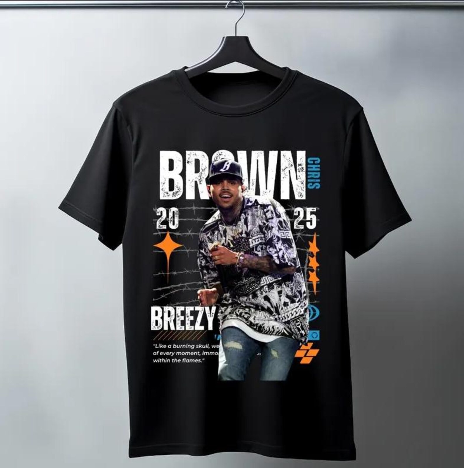 Chris Brown Breezy Bowl Xx Tour 2025 Shirt, 2025 Tour Shirt, Gifts For Fans