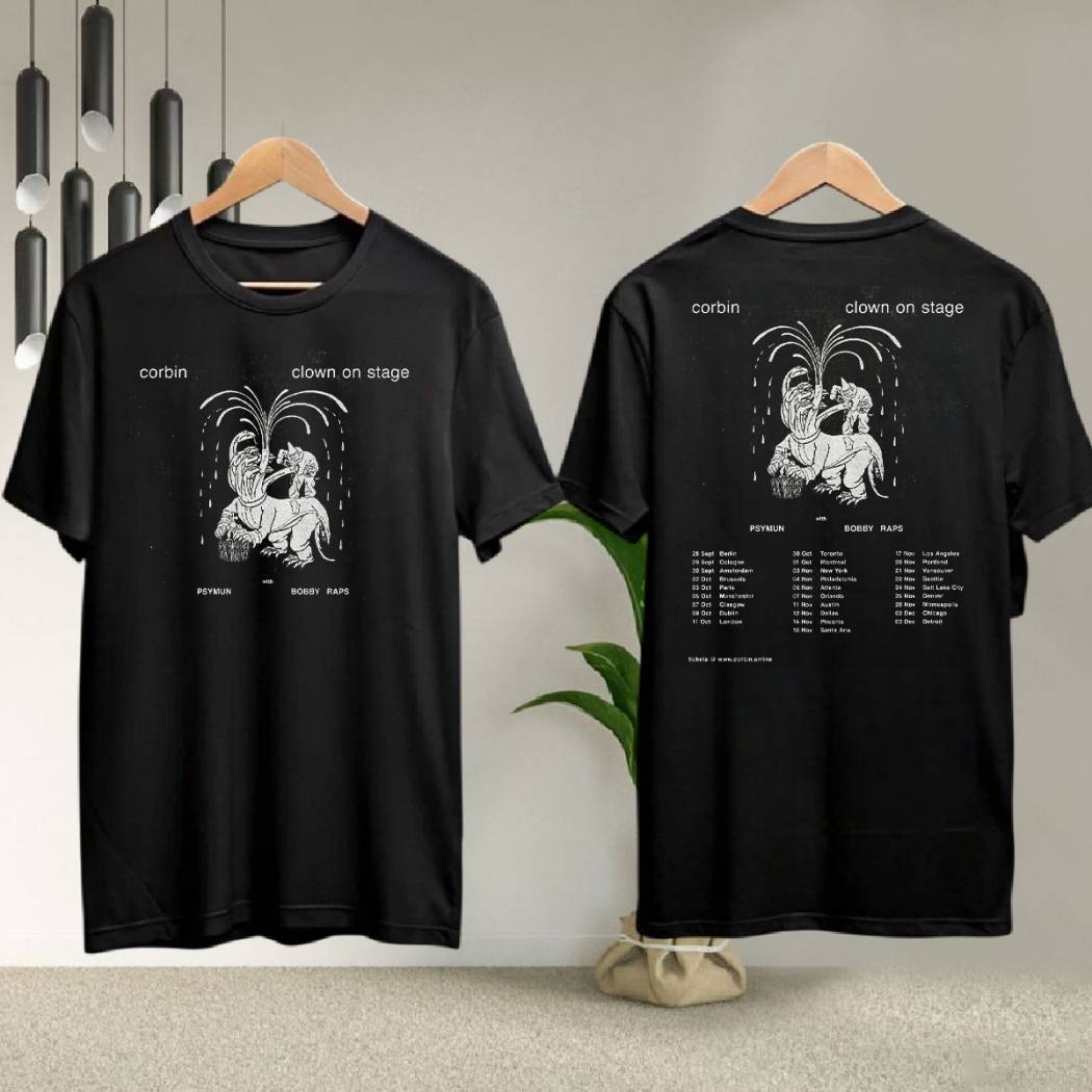 Corbin Clown On Stage Tour 2025 Shirt
