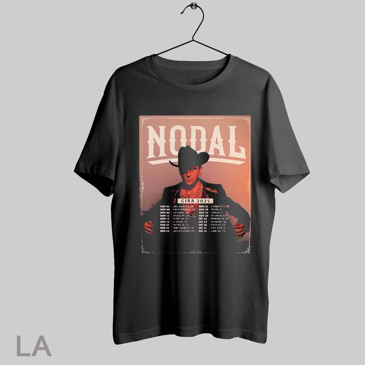 Christian Nodal Gira 2025 Tour Shirt
