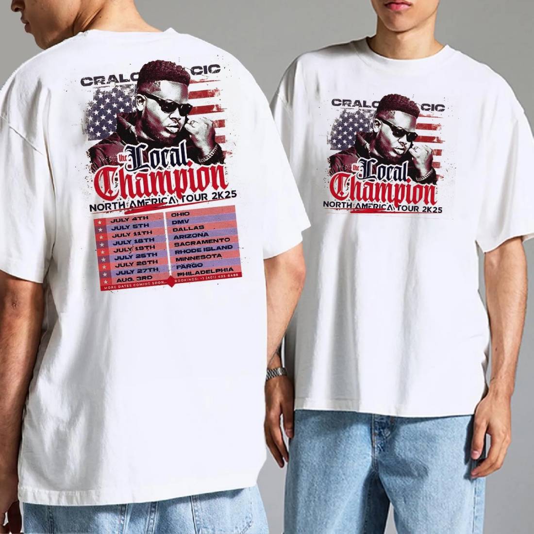 Cralorboi Cic Local Champion North America Tour 2025 Shirt