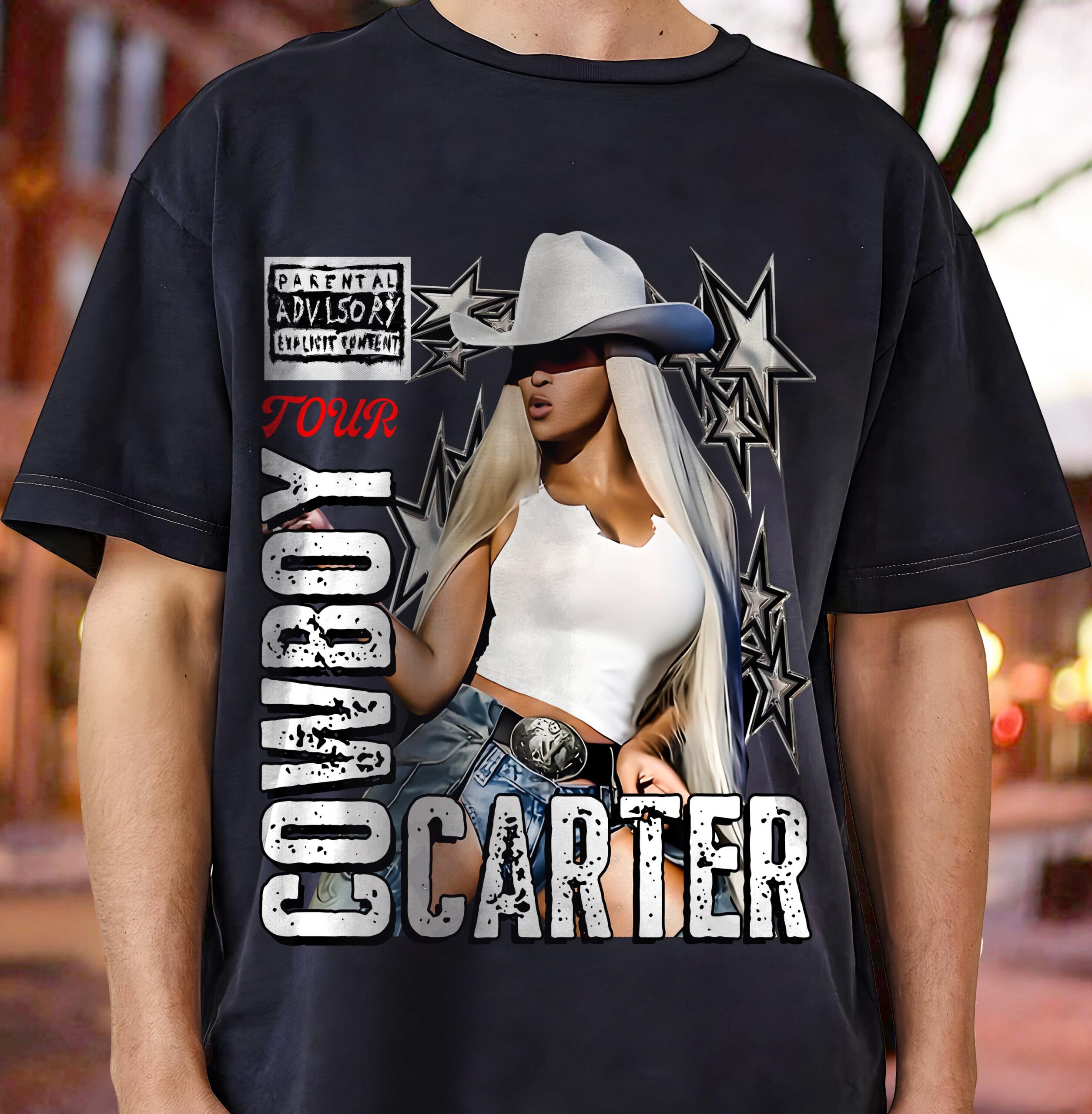 Cowboy Carter ConcerShirt Western Music Tour Tee, Retro Country Fan Shirt