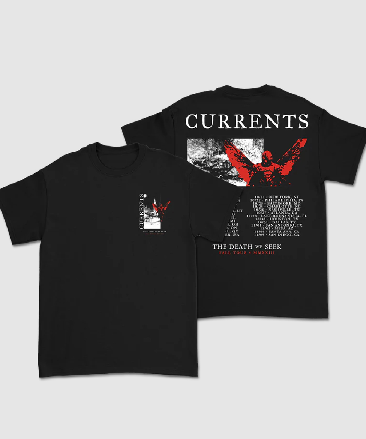 Currents Official Merchandise Tour Shirt