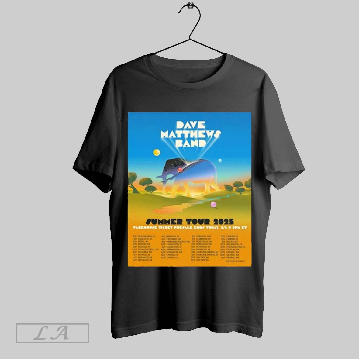 Dave Matthews Band Summer 2025 Tour Unisex Shirt